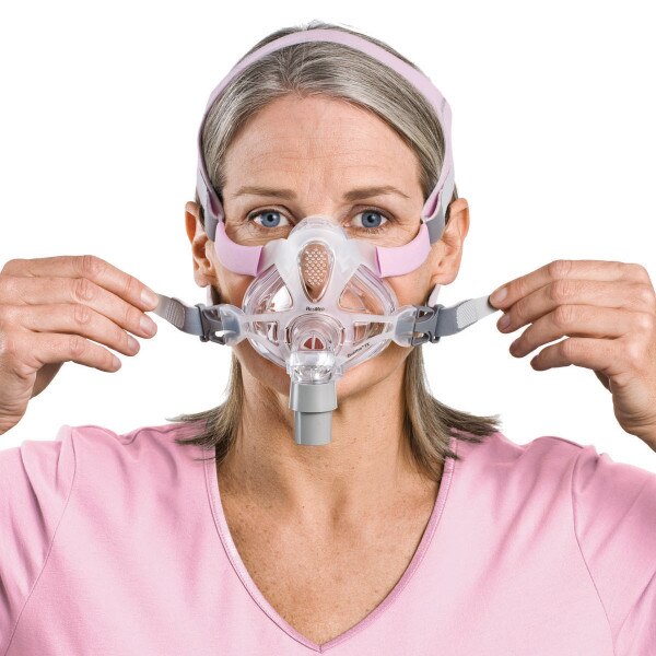 Woman Fitting Quattro Fx Mask